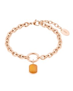 S.Oliver Damen Edelstahl  Armband rosé 2037971