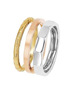 S.Oliver Edelstahl Ring Set 2038893