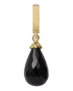 Endless Charm Silber Onyx Drop 35401 Gold