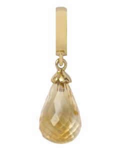 Endless Charm Silber Citrin Drop 35601 Gold