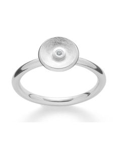 bastian inverun Ring Silber mit Brillant 41660