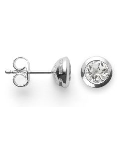 bastian inverun White Topaz Ohrstecker 42020