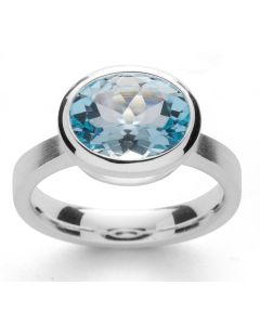 Silber Ring von Bastian Inverun Blue Fascination 42050