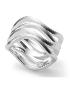 bastian inverun Ring Silber  Wild Waves 42070