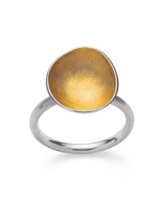 bastian inverun Ring Silber Bicolor Golden Bowl 45210