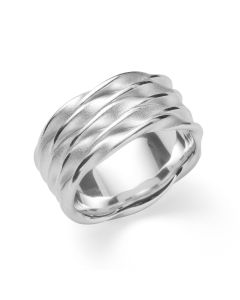 Bastian Ring Silver Wave 45270