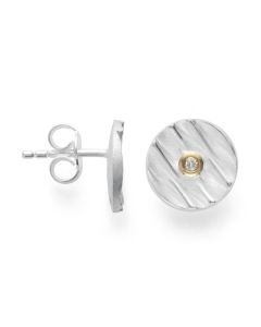 Bastian Silber Ohrstecker Diamond Silver Wave 45290