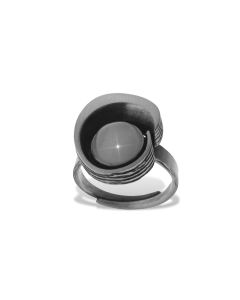 Finnlandschmuck Nordform Design Ring Mondstein A-1-1280