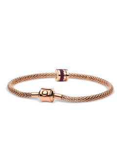 Bering Armband Set rosévergoldet Armband und Charm