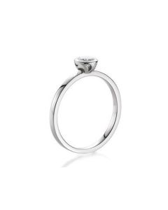 Breuning Antragsring Verlobungsring 925/- Silber mit Zirkonia