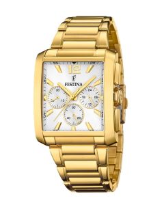 Festina Herren Chronograph goldfarben F20638-1