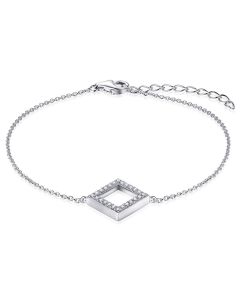 Armband Quadrat 925/- Silber GISSER_B1005