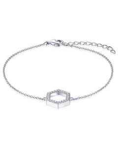 Armband mit Mittelstück 925/- Silber GISSER_B1006