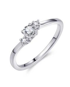 Ring Silber Zirkonia R442