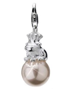 Charm Frosch mit Perle HB253 - Animal