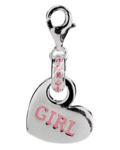 Charm It`s a Girl HB271 - Hearts