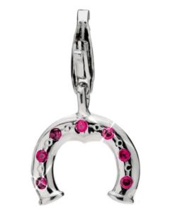 Charm Hufeisen mit Zirconia HB284 - Lucky