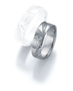 Collection Ruesch Signs of Love Ring Silber Herzen