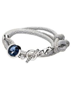 Yvette Ries Lederarmband 7-115 mit Swarovski Elements