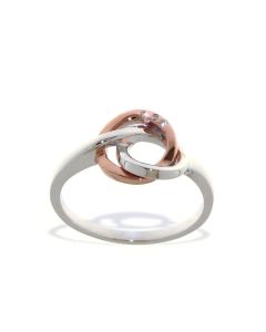 Yvette Ries bicolor Silber Ring RIES797042602058