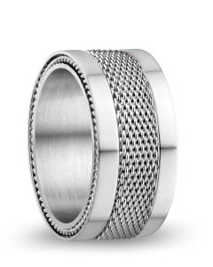 BERING Ringkombination Mesh silber