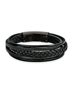 S.Oliver Herren Leder Armband 9038244