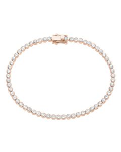 S.Oliver Tennisarmband Silber rosévergoldet 2037764