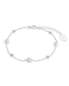 S.Oliver Damen Armband Perle 2034394