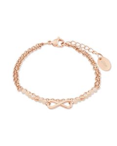 S.Oliver Damen Armband IP Rose Infinity 2022731