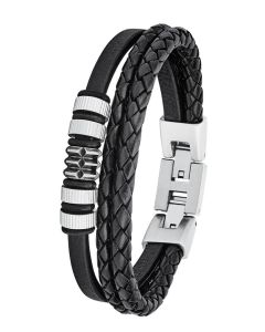 S.Oliver Herren Leder Armband 2027438