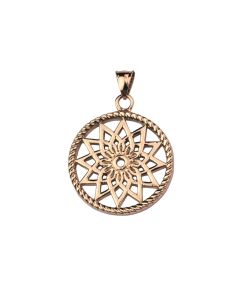 Traumfänger Mandala Anhänger small Rosegold