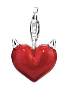 Charm Herz mit Hörner HB240 - Hearts