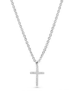 Kette mit Kreuz Anhänger Silber 54254