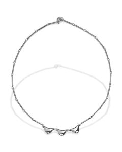 Finnlandschmuck Nordform Design Collier Silber mit Bergkristall N-13-193